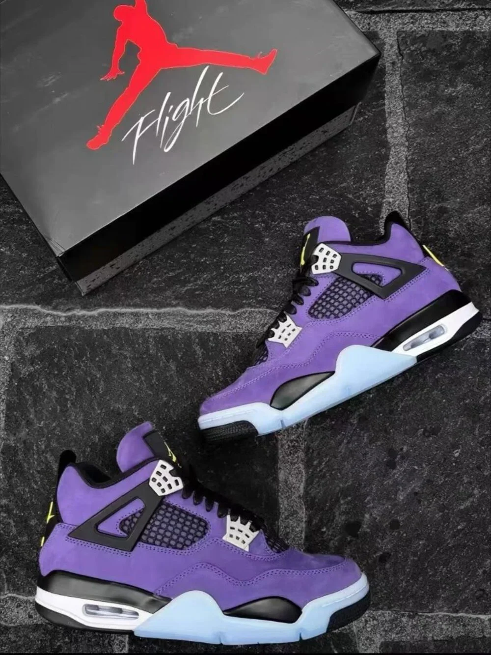 Jordan 4 “Lakers” Imperial Purple